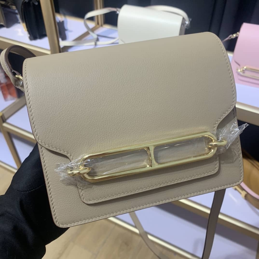 Best Replica Hermes Roulis Mini Sac Evercolor Calfskin Leather Crossbody Bag - Colareps