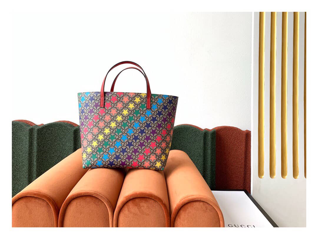 Best Replica Gucci Children GG Tote With Pineapple Bag Replica Colorful 580840 - Colareps