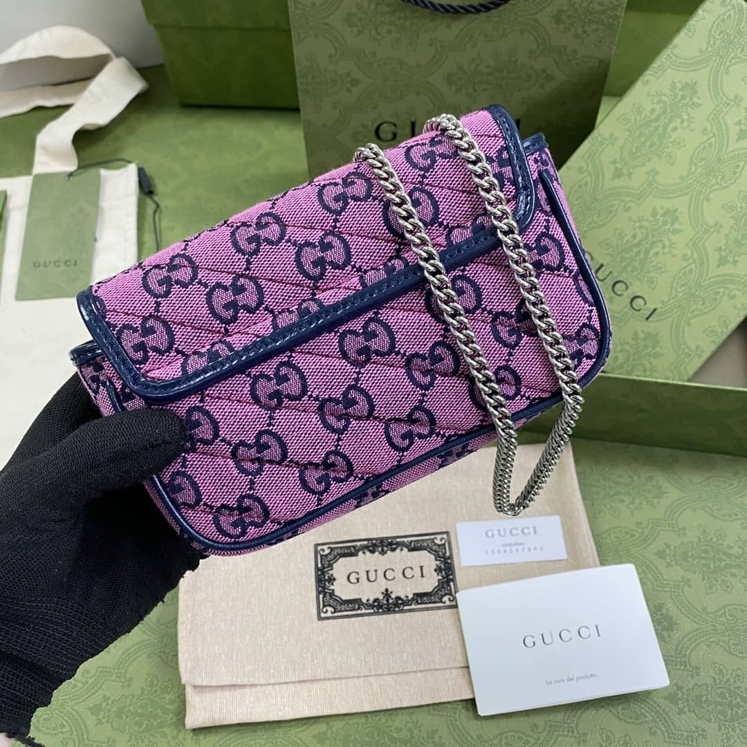 Best Replica Gucci GG Marmont Matelassé Mini Crossbody Bag Replica 476433 - Colareps