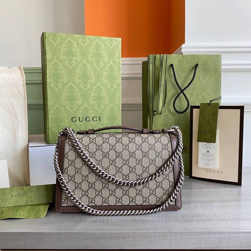 Best Replica Gucci Dionysus GG Top Handle Bag Brown 621512 Replica - Colareps