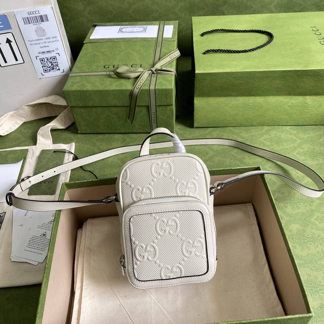 Best Replica Gucci GG Embossed Mini Bag Replica 658553 - Colareps