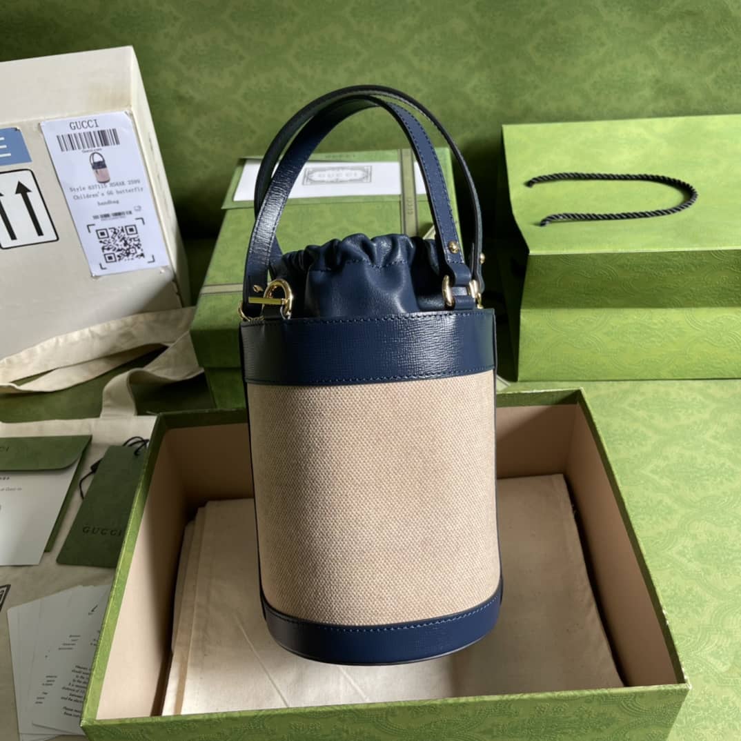 Best Replica Gucci Horsebit 1955 Small Bucket Bag Replica 637115 - Colareps