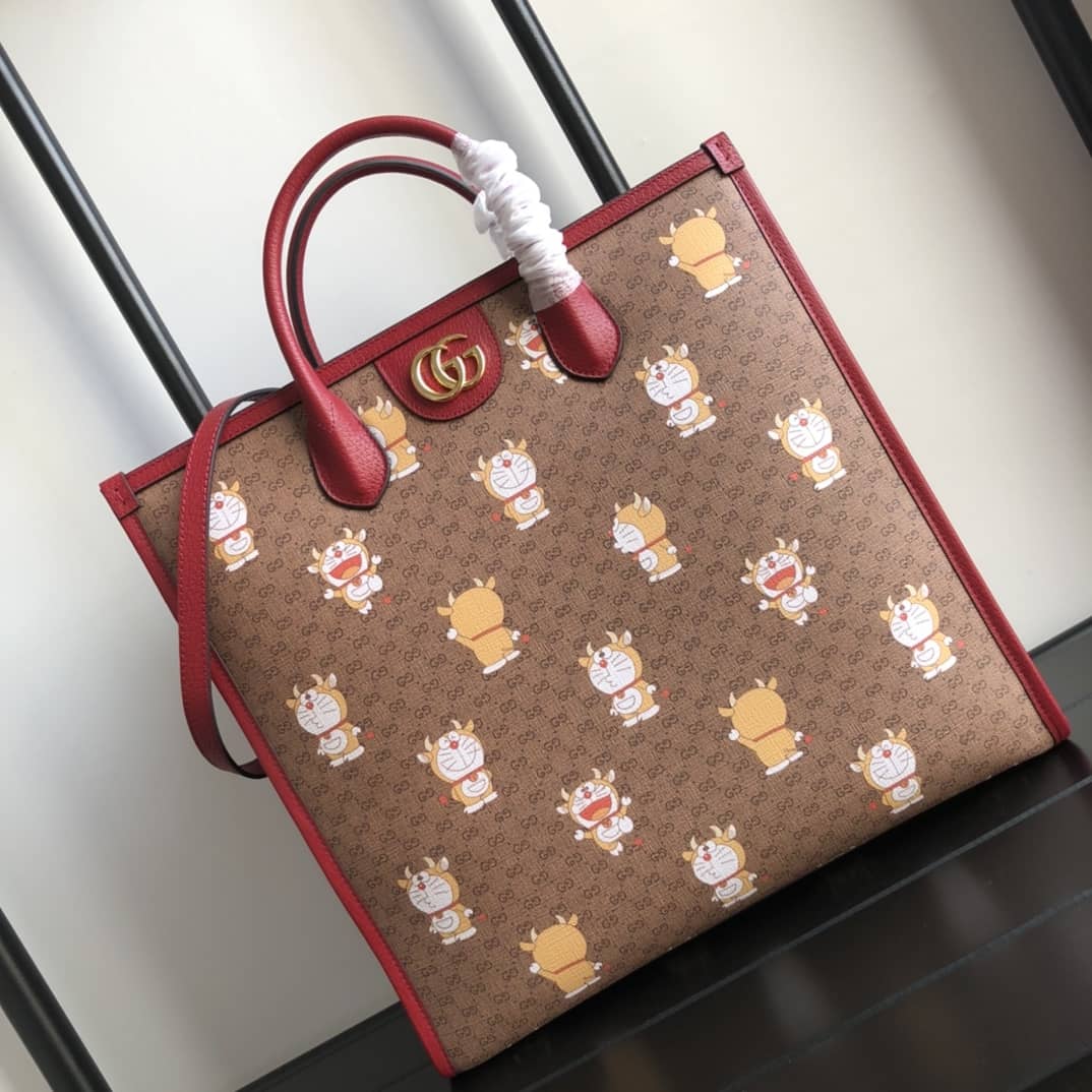 Best Replica Gucci Doraemon Medium Tote Replica 654345 - Colareps