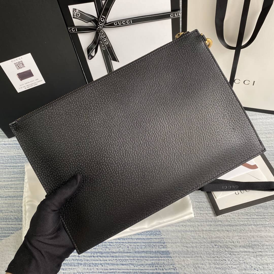 Best Replica Gucci Purse Dupes Mens Leather Pouch With Web Agora428758 - Colareps