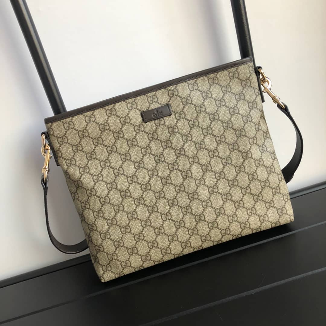 Best Replica Gucci GG Supreme Shoulder Bag Replica Brown 388924 - Colareps