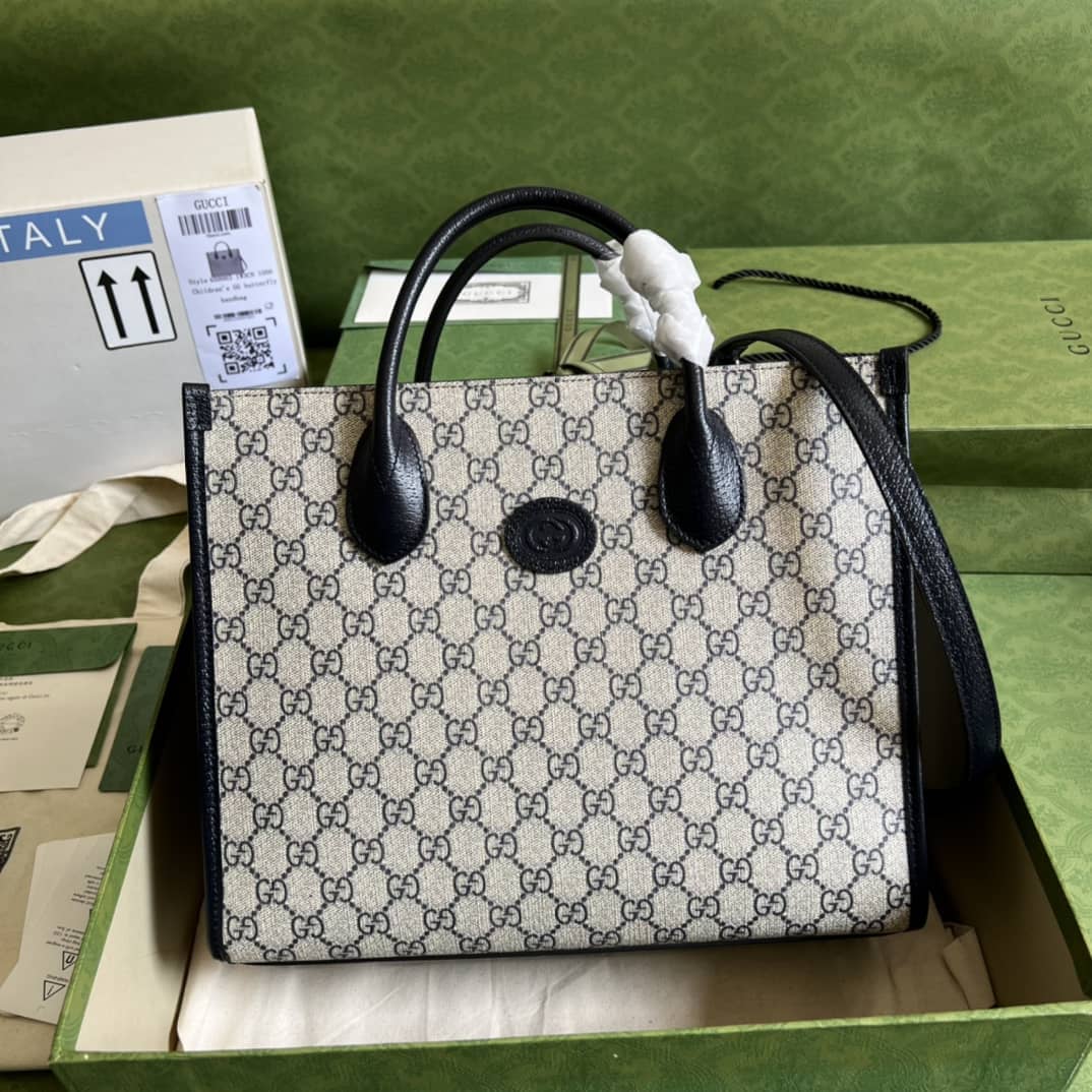 Best Replica Gucci GG Small Tote Bag With Interlocking G 659983 Replica - Colareps