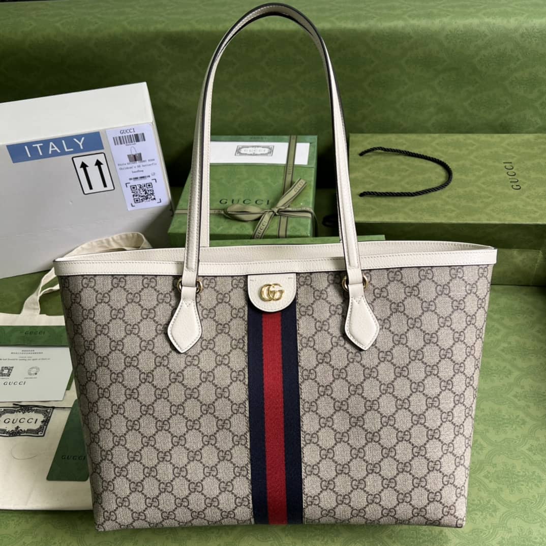 Best Replica Gucci Medium Ophidia Canvas Tote 631685 Replica - Colareps