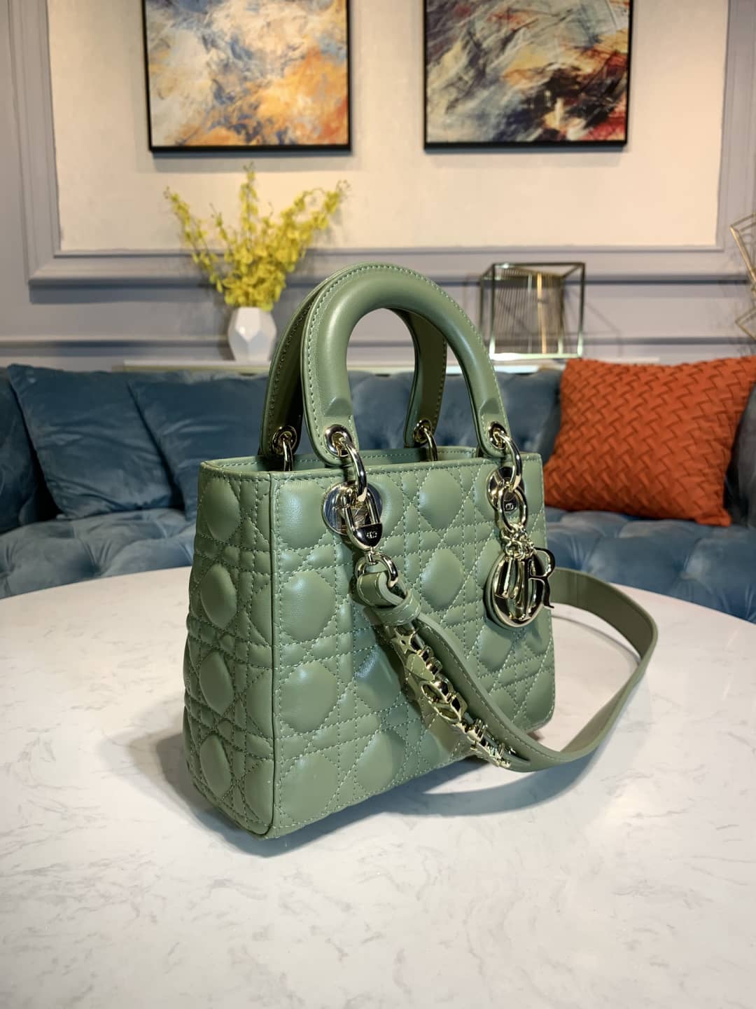Best Replica Christian Dior Lady Dior 20CM Replica Bag - Colareps