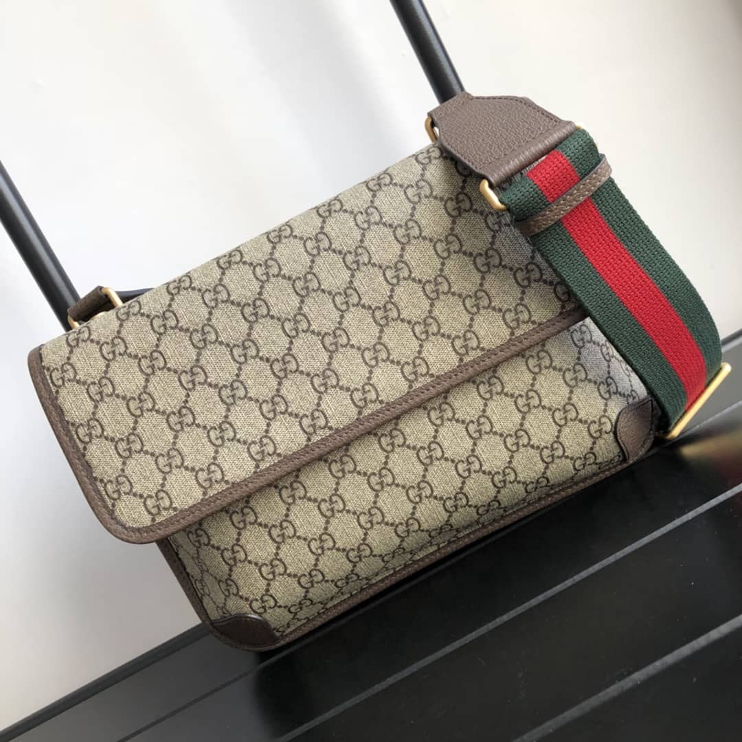 Best Replica Gucci GG Supreme Cat Head Messenger Bag Replica 495654 - Colareps