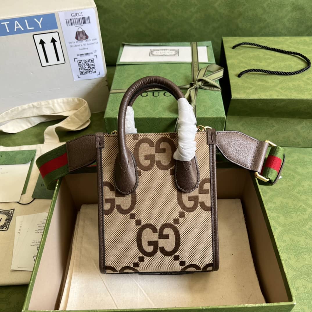Best Replica Gucci Jumbo Mini Tote With Interlocking 671623 Replica Bag - Colareps