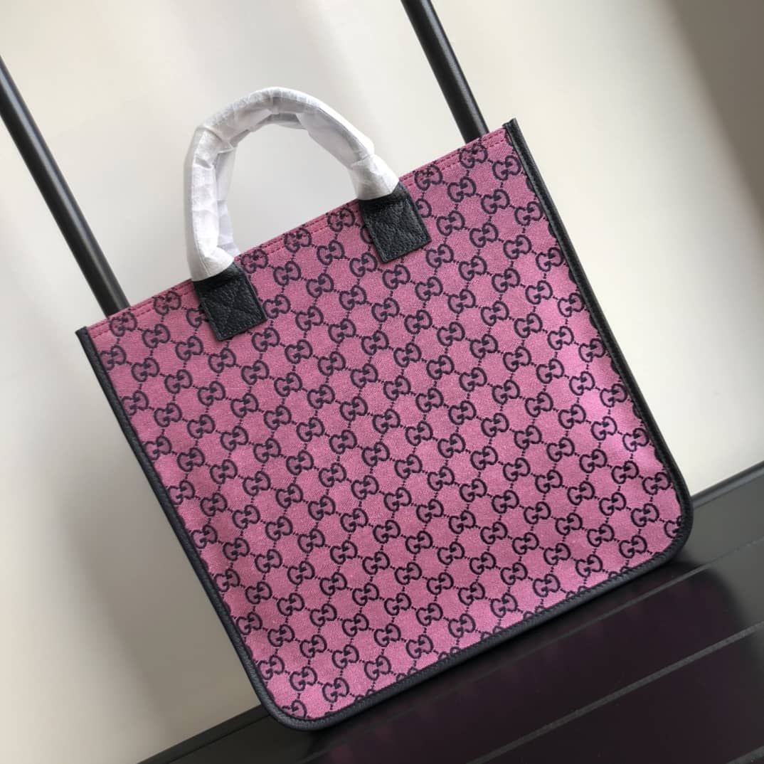 Best Replica Gucci GG Multicolor Kids Girl Tote Replica Pink 550763 - Colareps