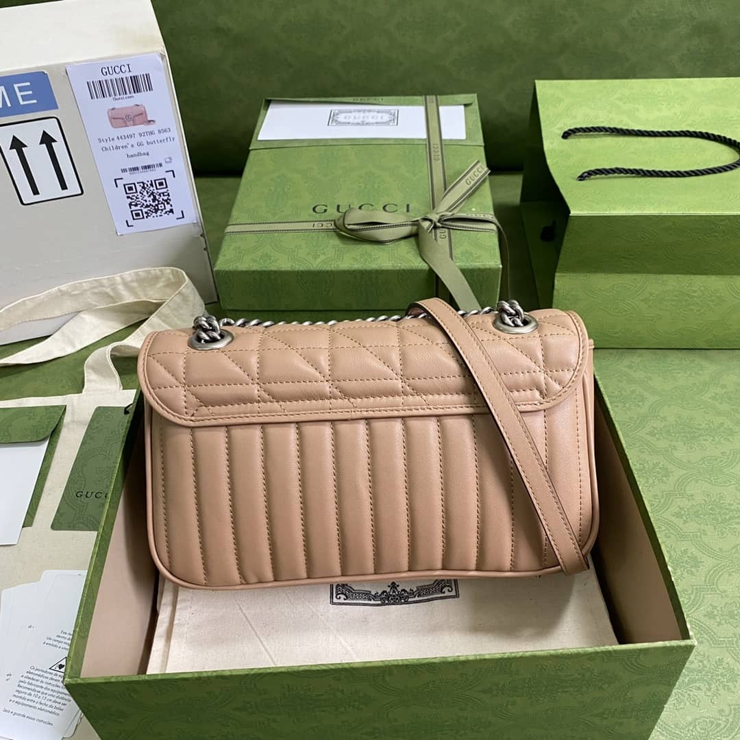 Best Replica Gucci Marmont GG Small matelassé Shoulder Bag Replica 443497 - Colareps
