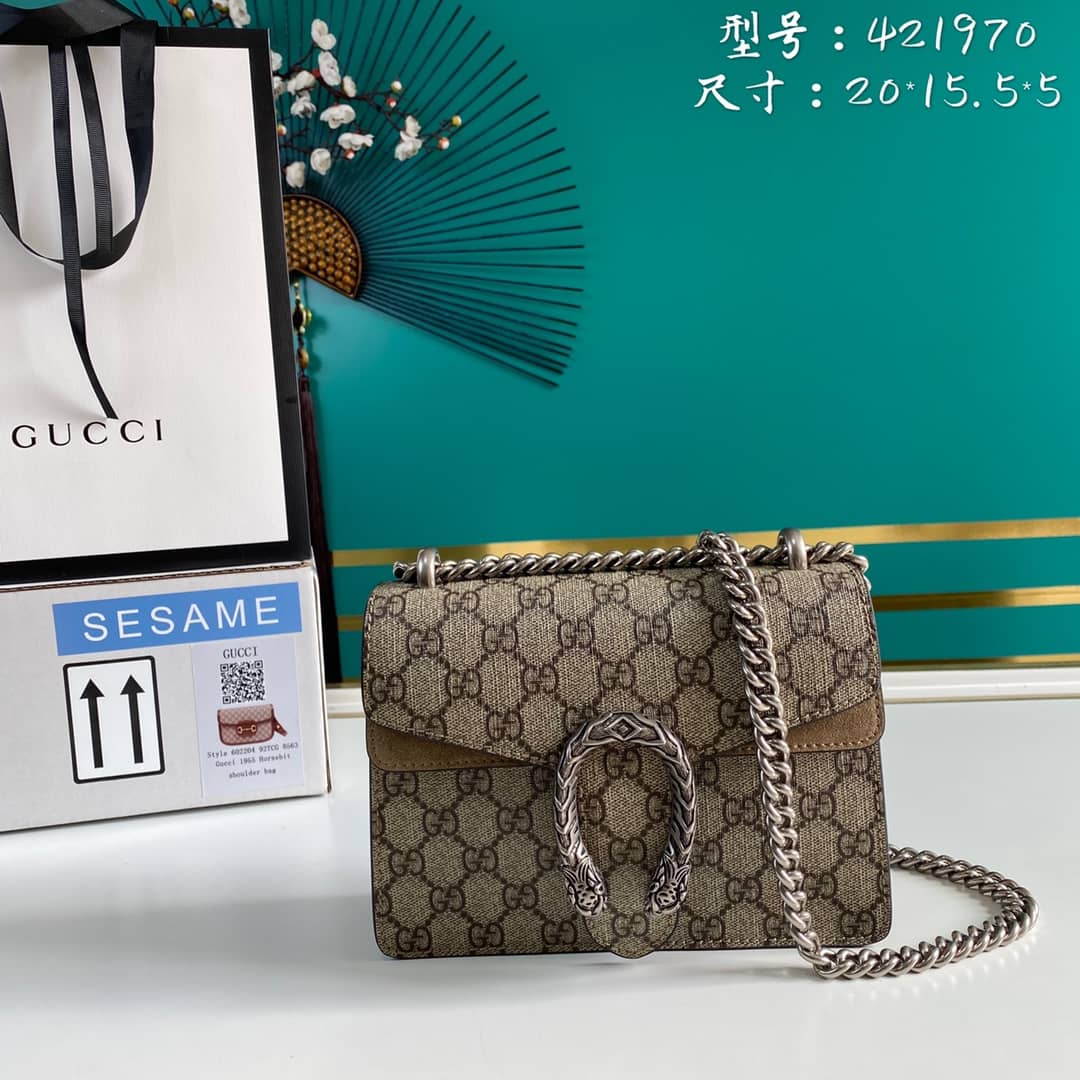 Best Replica Gucci Dionysus Supreme GG Mini Bag Replica 421970 - Colareps