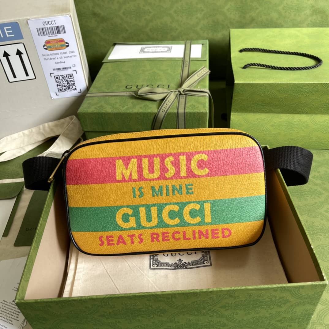 Best Replica Gucci Disney Supreme GG Canvas Leather Belt Bag Replica 602695 - Colareps