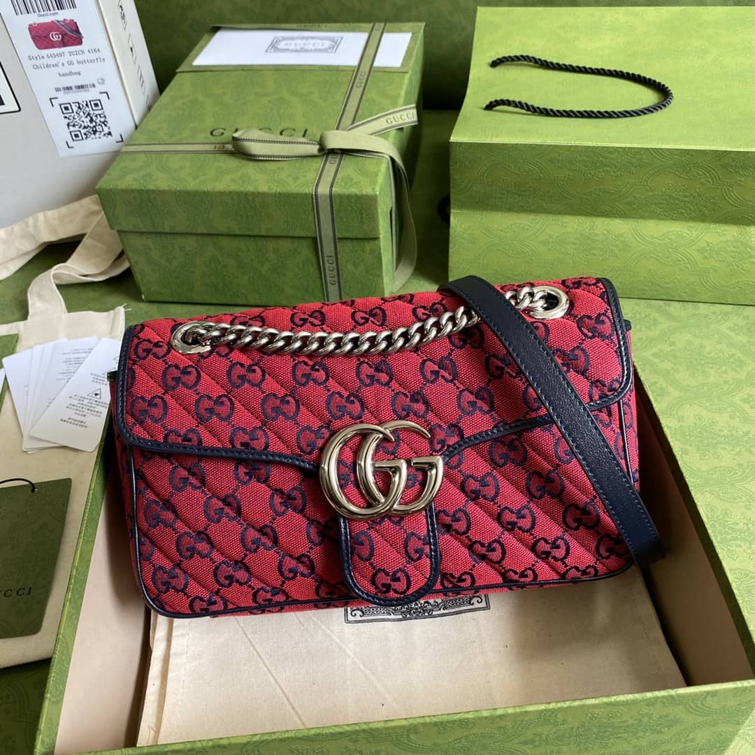 Best Replica Gucci Marmont GG Small matelassé Shoulder Bag Replica 443497 - Colareps