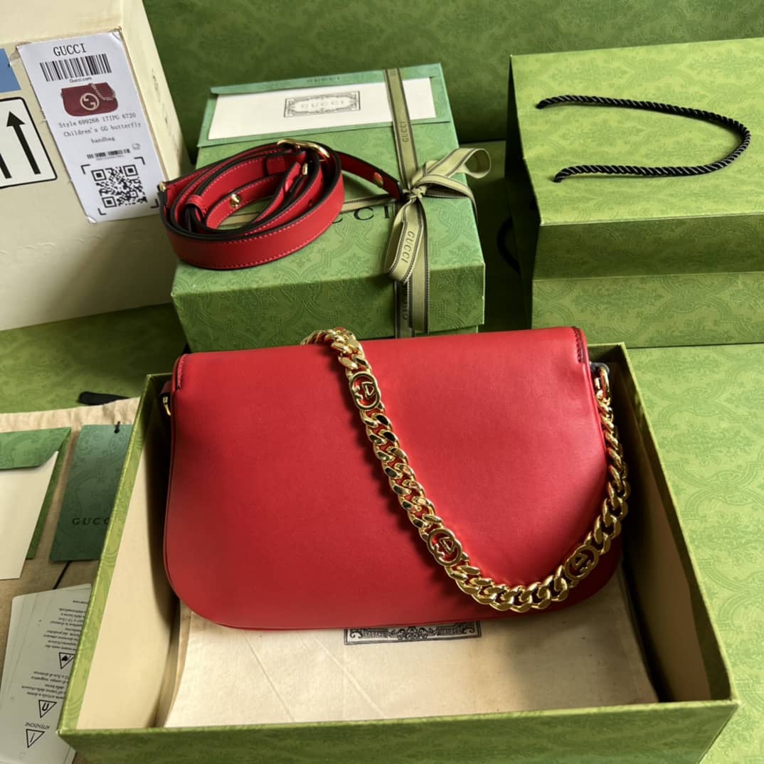 Best Replica Gucci Blondie Red 699268 Replica Shoulder Bag - Colareps