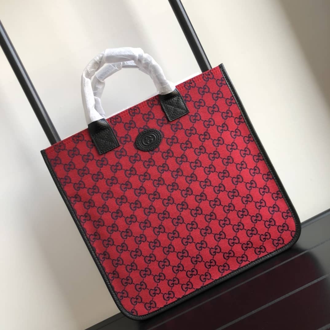Best Replica Gucci GG Multicolor Kids Girl Tote Replica Red 550763 - Colareps
