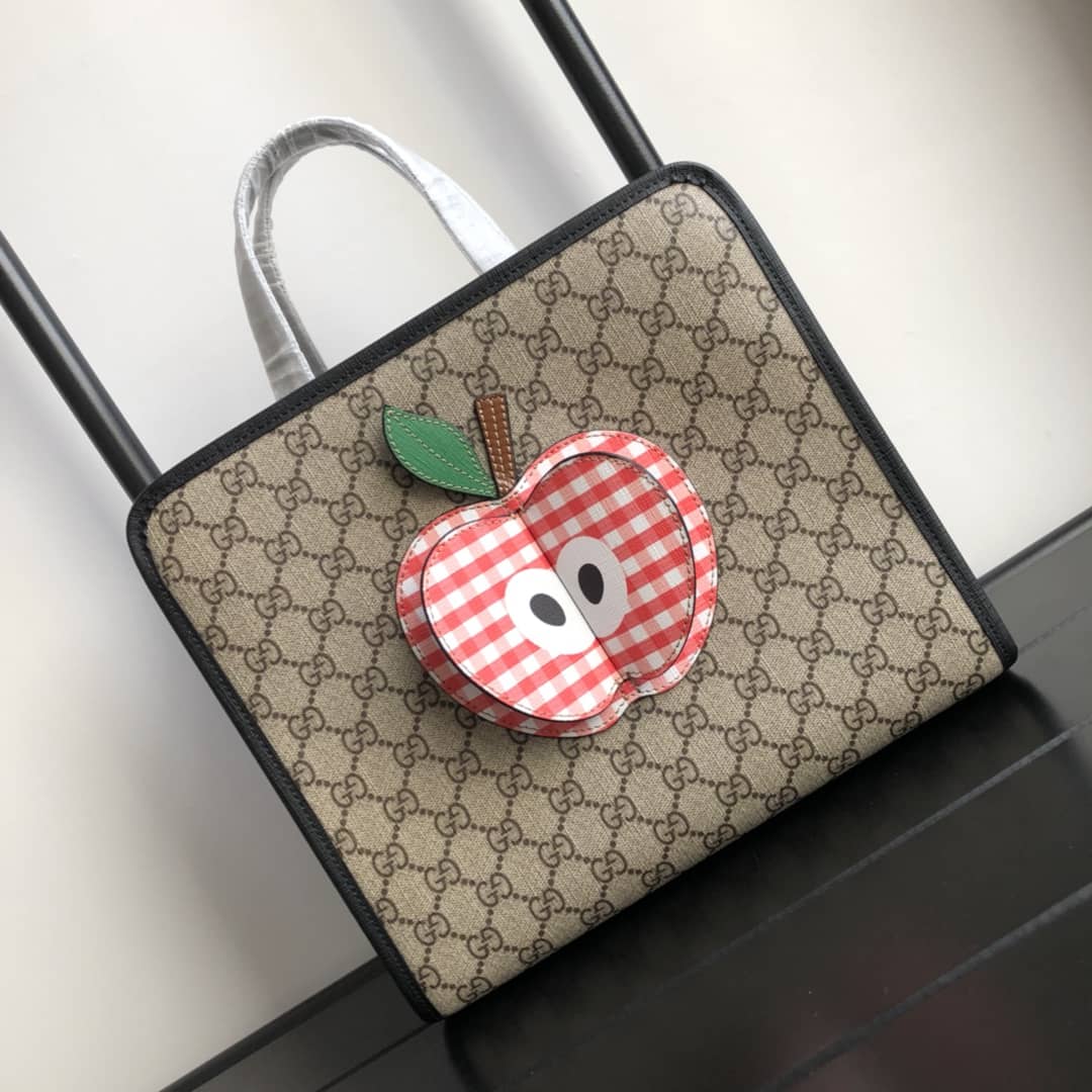 Best Replica Gucci Children Tote With Apple Bag Replica 648797 - Colareps