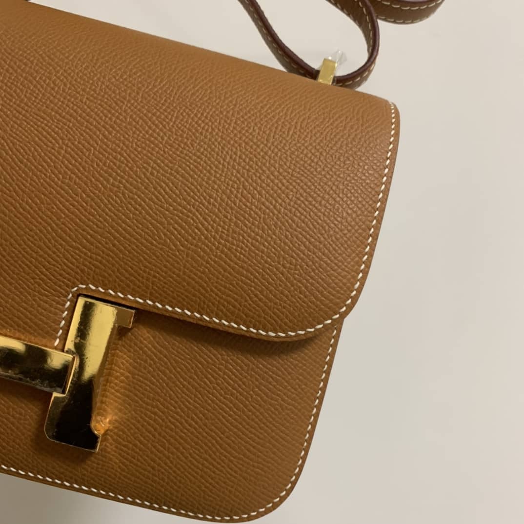 Best Replica Hermes Replica Constance Bag 18CM Epsom Leather - Colareps