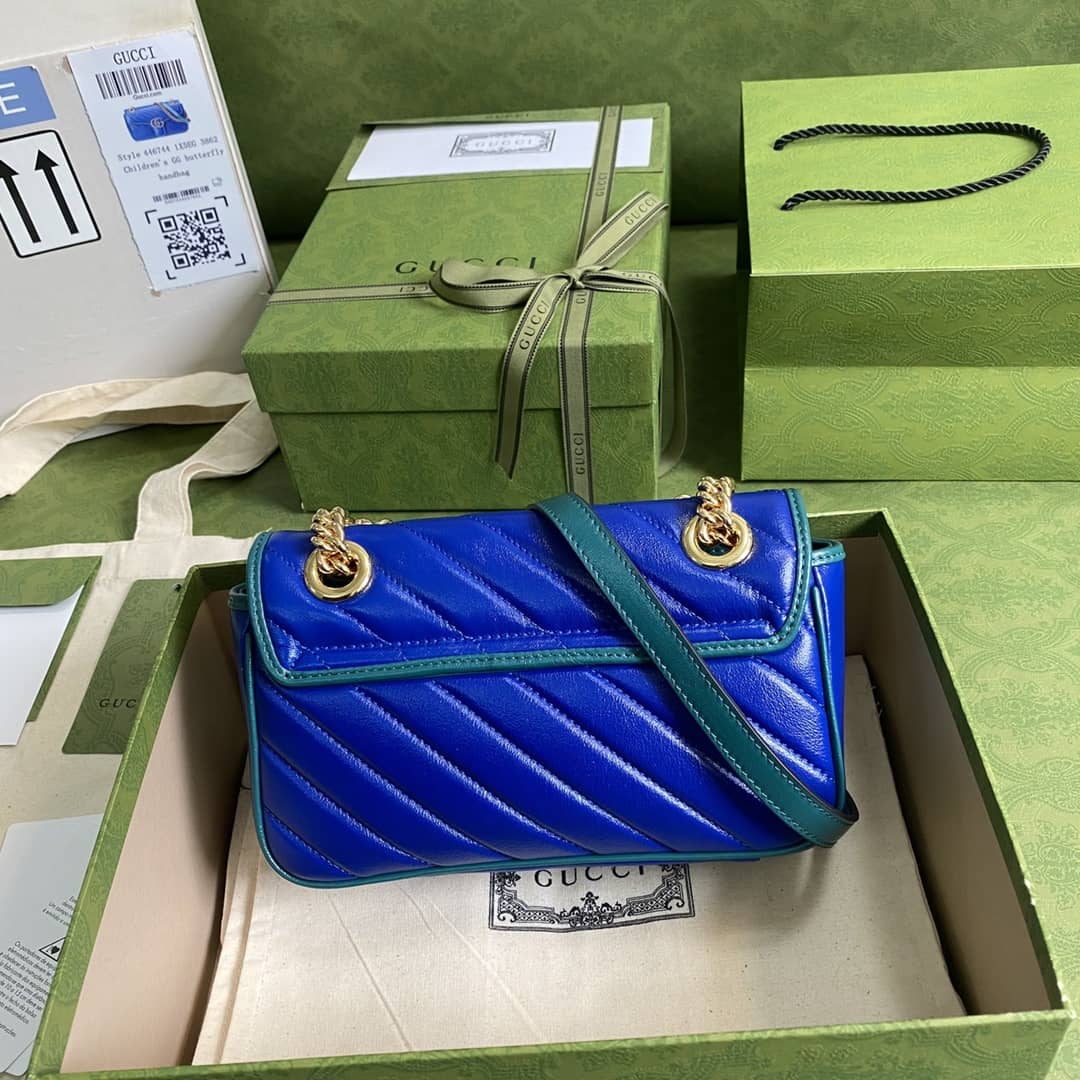 Best Replica Gucci Marmont GG Matelasse Leather Mini Shoulder Bag Replica 446744 - Colareps