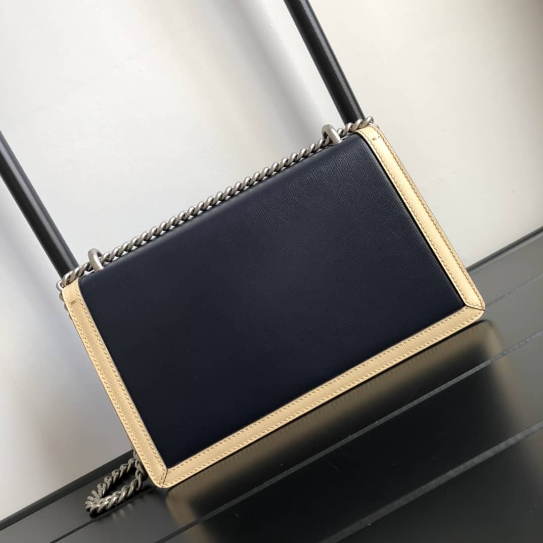Best Replica Gucci GG Supreme Dionysus Chain Shoulder Bag Replica Blue Red 400249 - Colareps