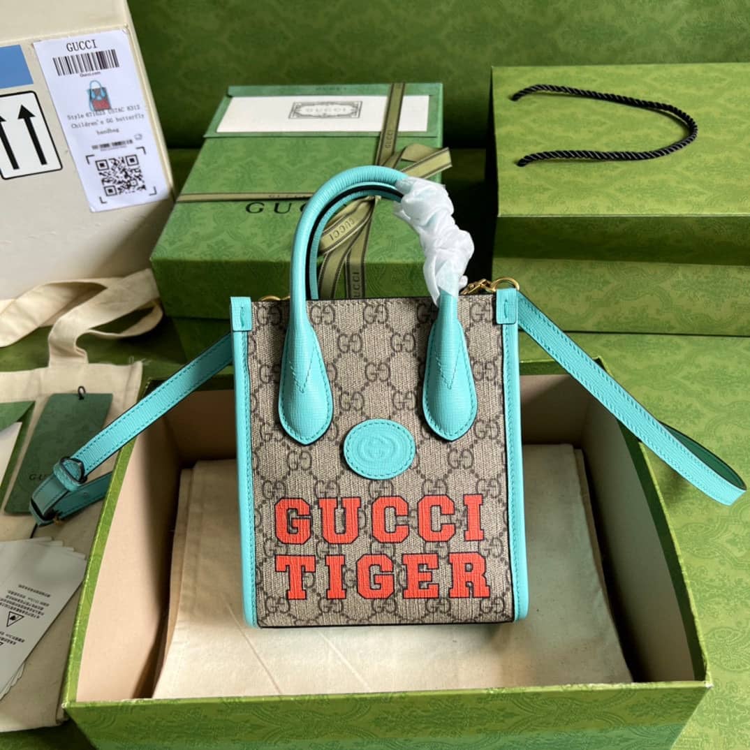 Best Replica Gucci Mini Tote With Interlocking 671623 Replica Bag - Colareps