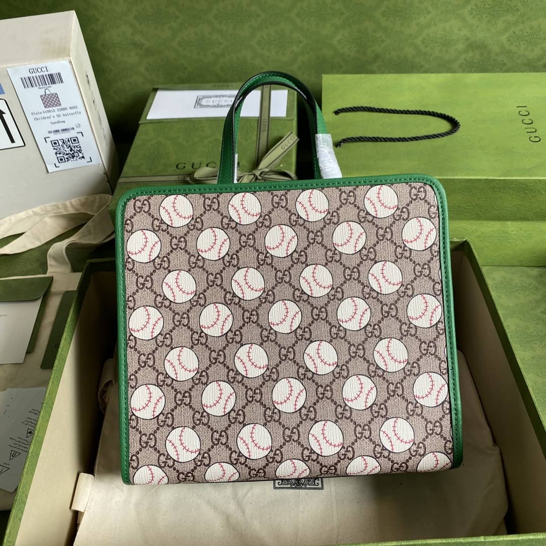 Best Replica Gucci GG Printed Multicolor Kids Girl Tote Replica 605614 - Colareps