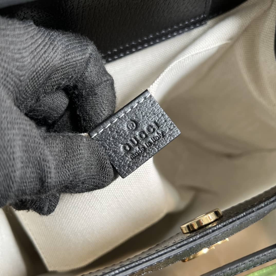 Best Replica Gucci Diana GG Small Black 660195 Replica Tote Bag - Colareps