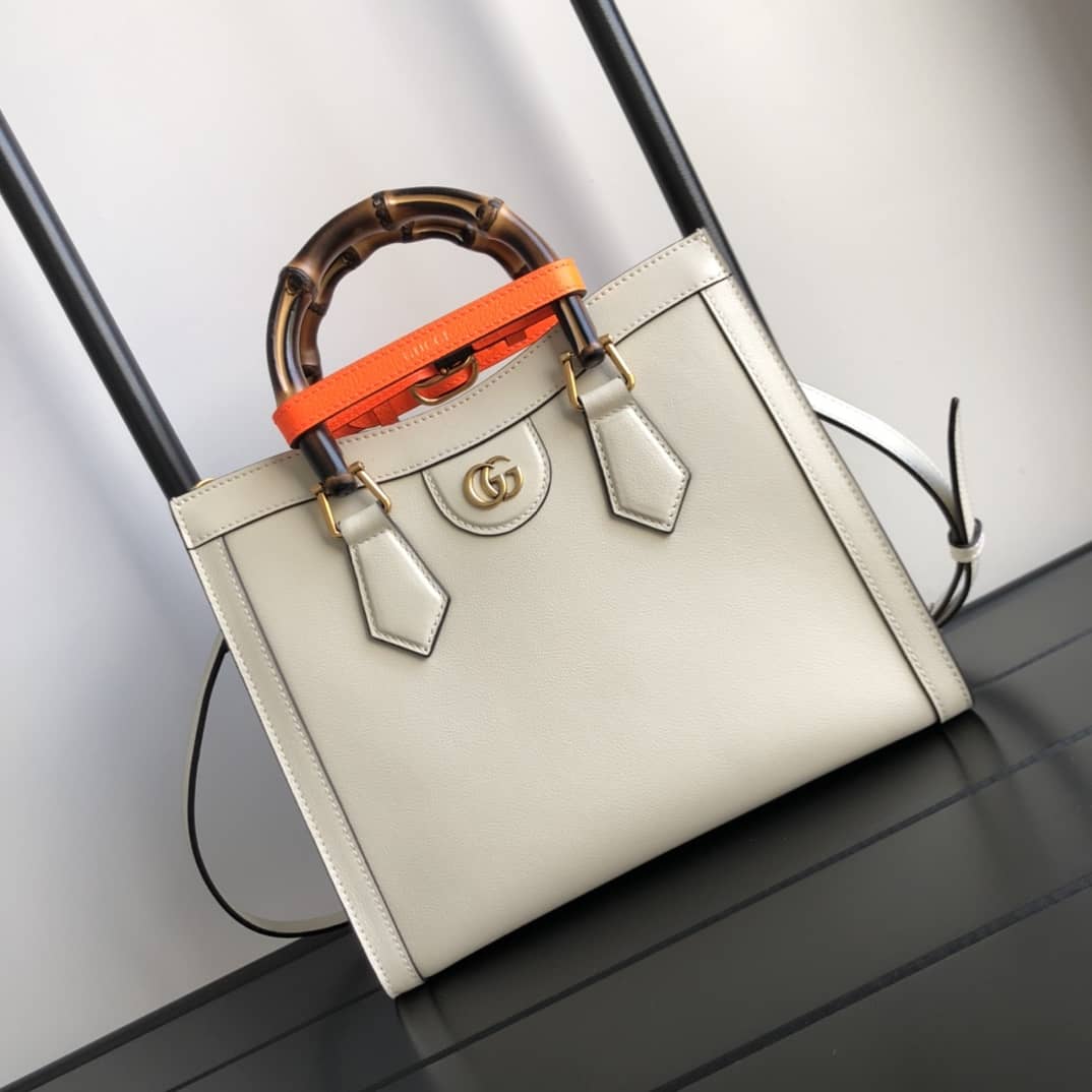 Best Replica Gucci Diana Small Tote Replica White 660195 - Colareps