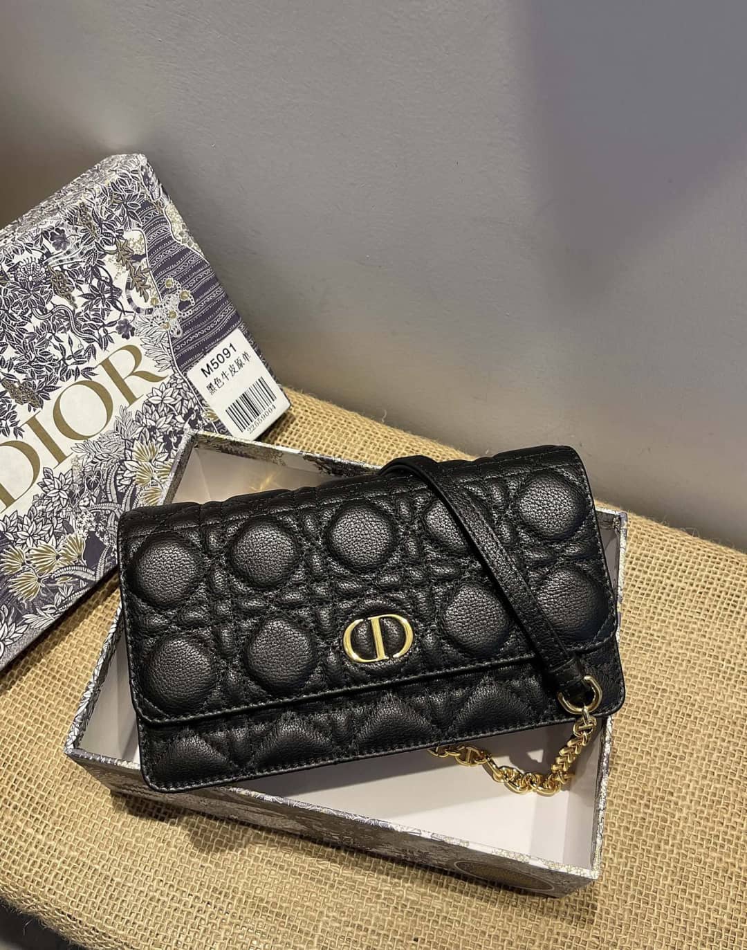 Best Replica Christian Dior Caro Chain Belt Replica Pouch - Colareps