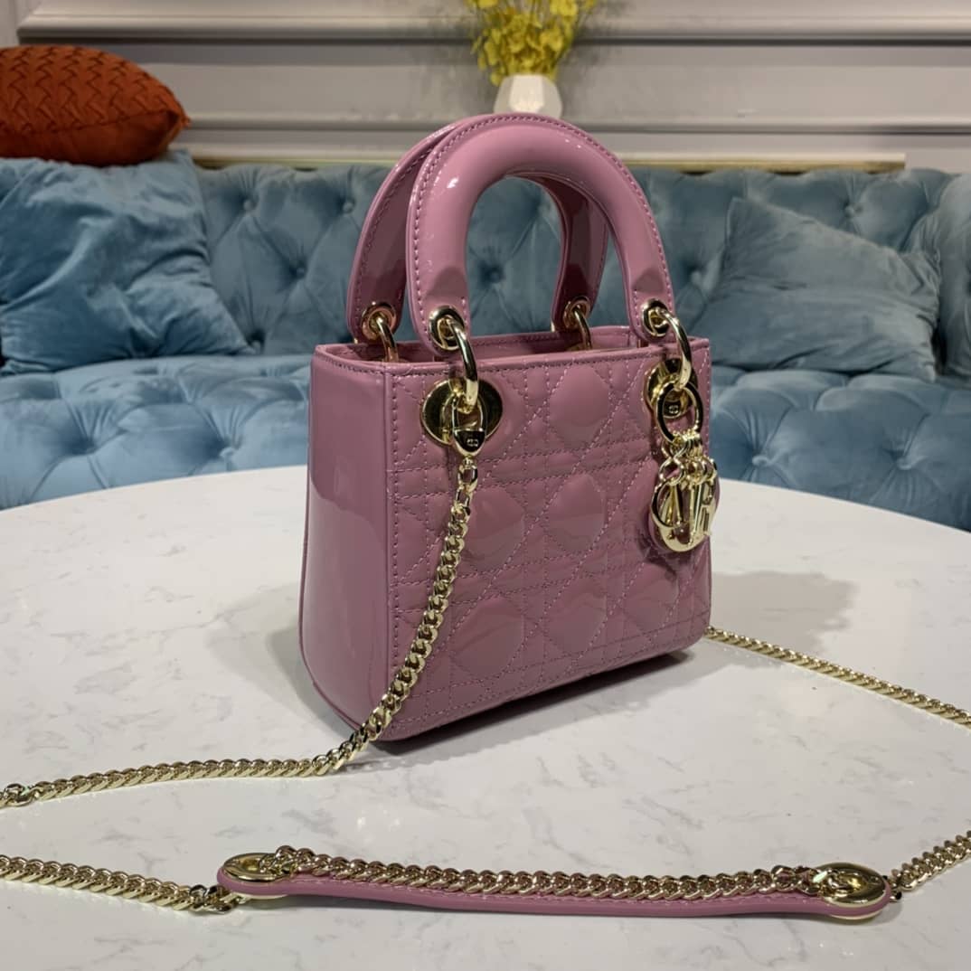 Best Replica Christian Dior Lady Dior 17CM Replica Bag - Colareps