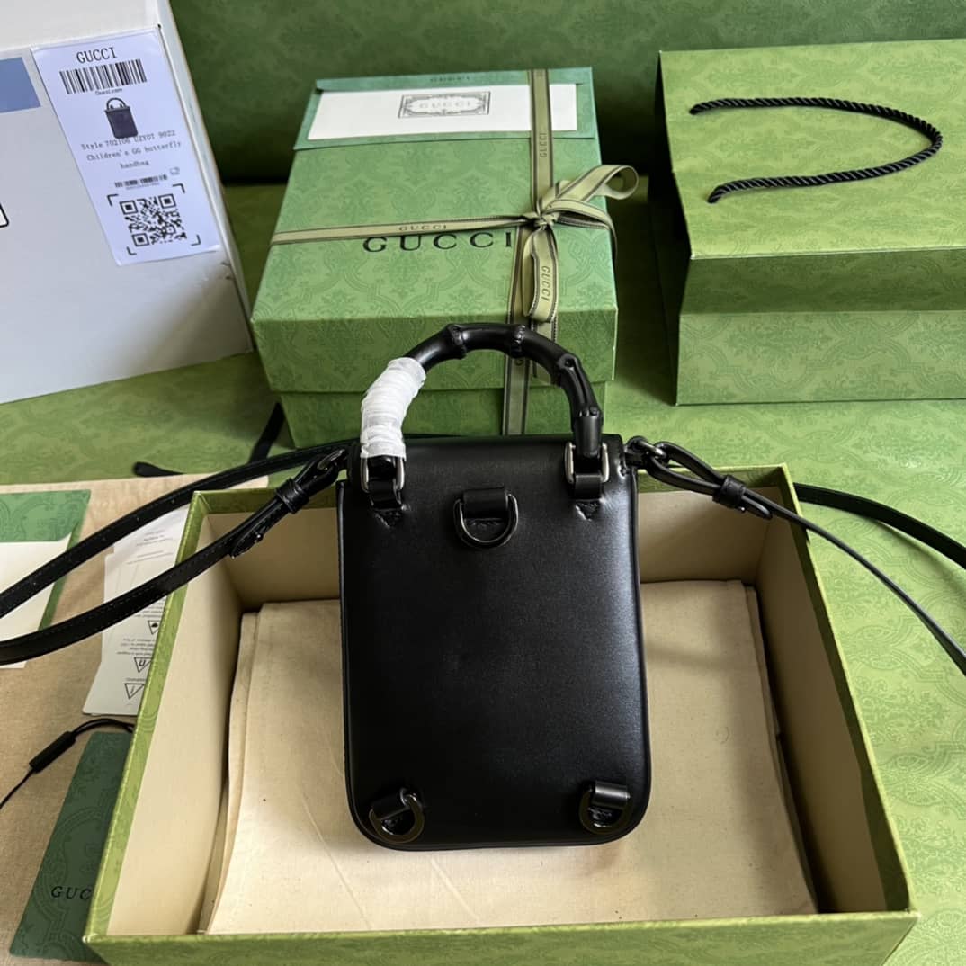 Best Replica Gucci Bamboo Mini Crossbody Handbag 702106 Replica - Colareps