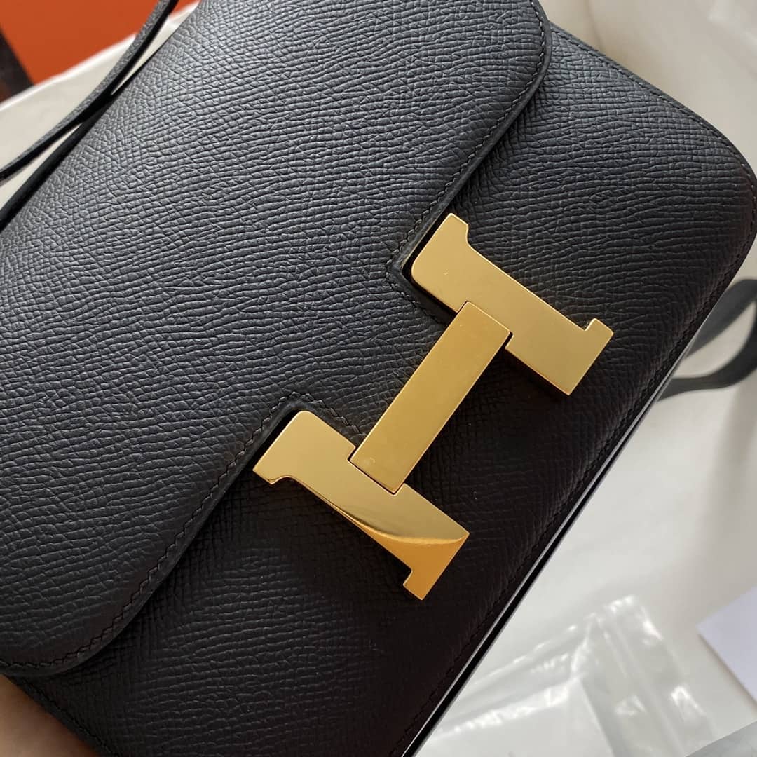 Best Replica Hermes Replica Constance Bag 18CM Epsom Leather - Colareps