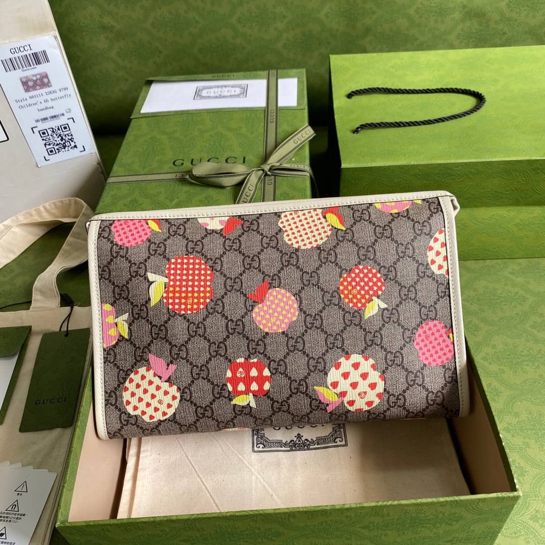 Best Replica Gucci Les Pommes Ophidia Pouch Replica 664114 - Colareps