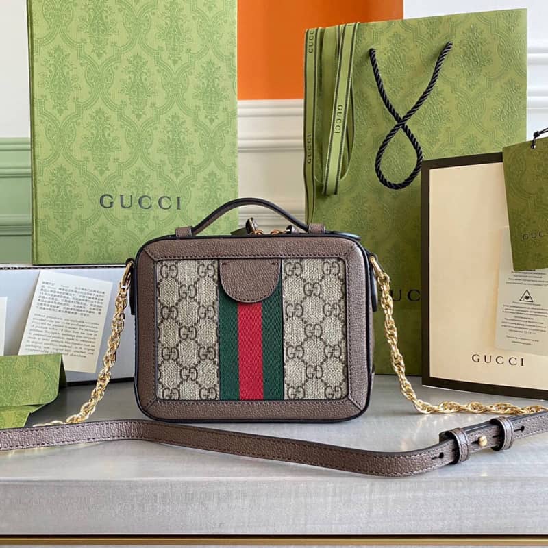 Best Replica Gucci GG Supreme Ophidia Mini Camera Bag Replica 602576 - Colareps