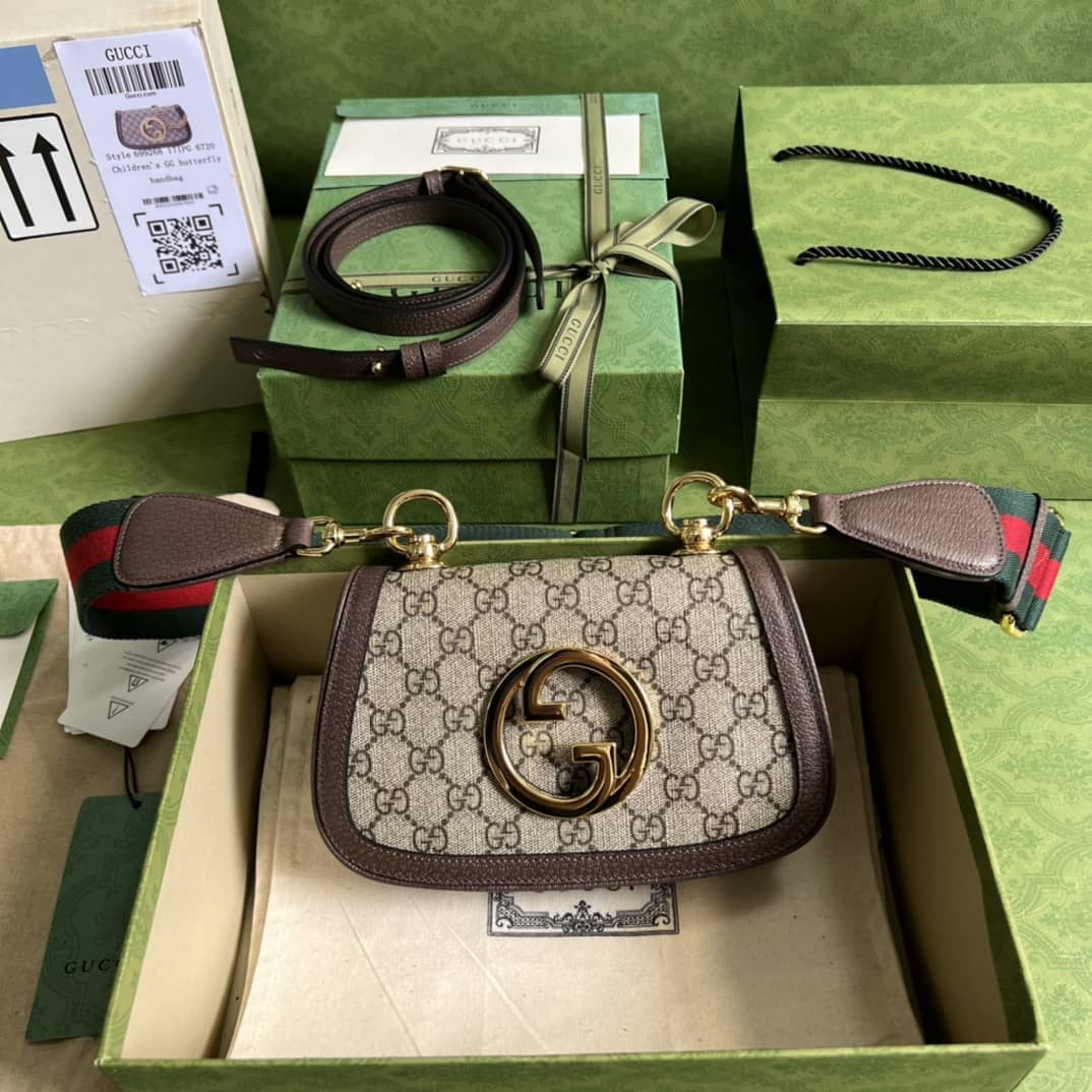 Best Replica Gucci Blondie Mini Bag Brown 698643 Replica Crossbody Bag - Colareps