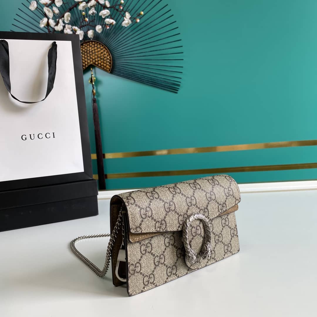 Best Replica Gucci Dionysus GG Supreme Mini Crossbody Bag Replica 476432 - Colareps