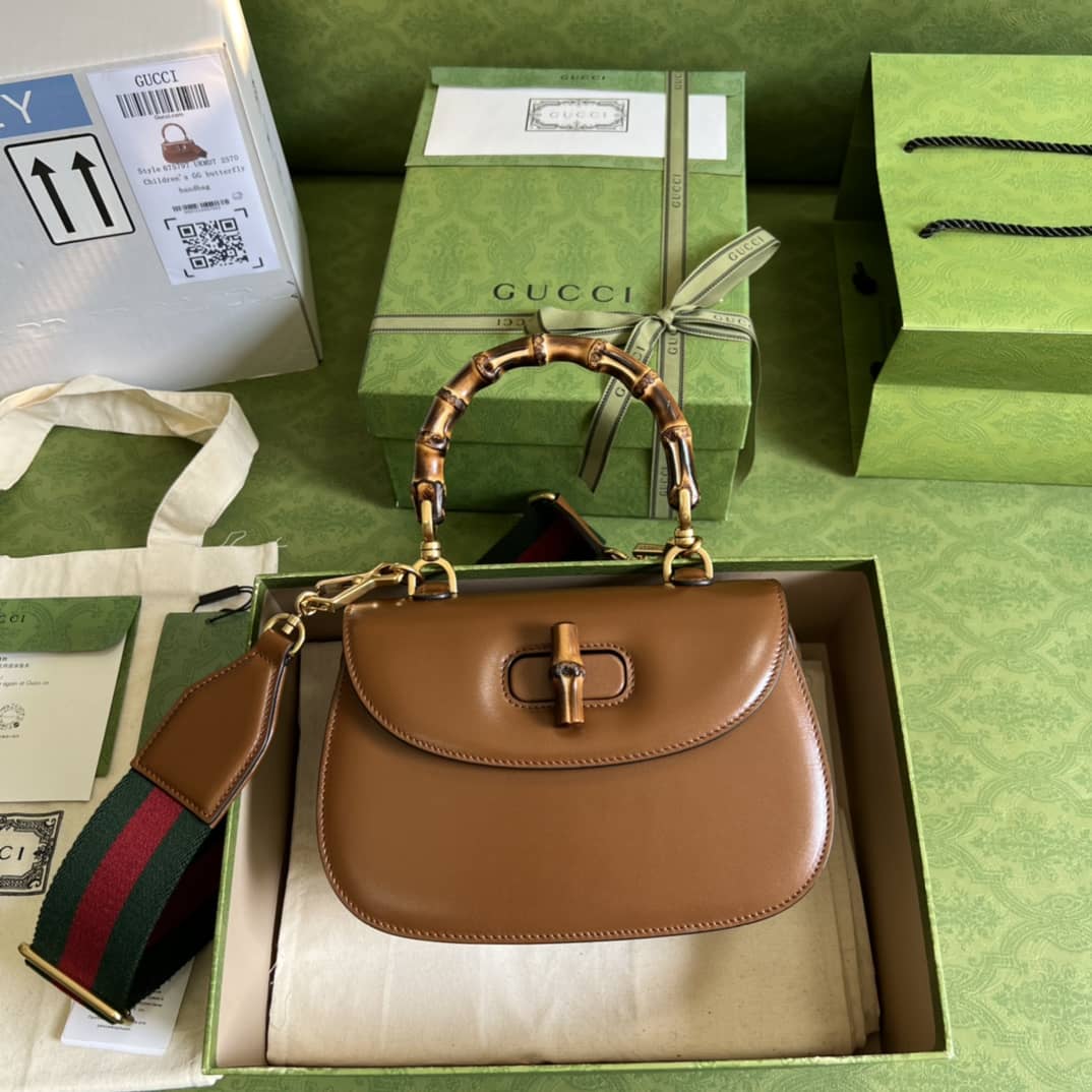 Best Replica Gucci Bamboo Small Top Handle Bag Replica 675797 - Colareps