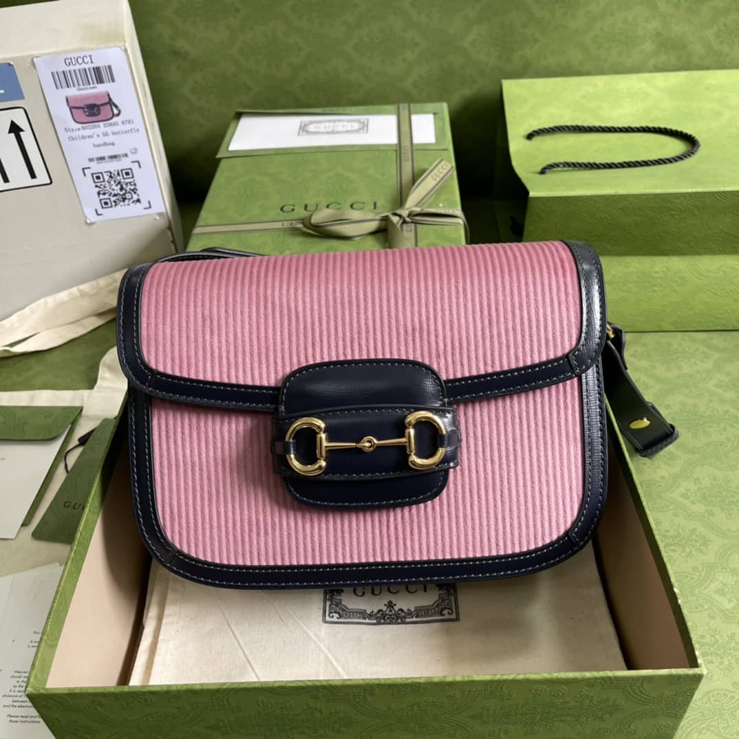 Best Replica Gucci 1955 Horsebit Supreme Shoulder Bag Replica 602204 - Colareps
