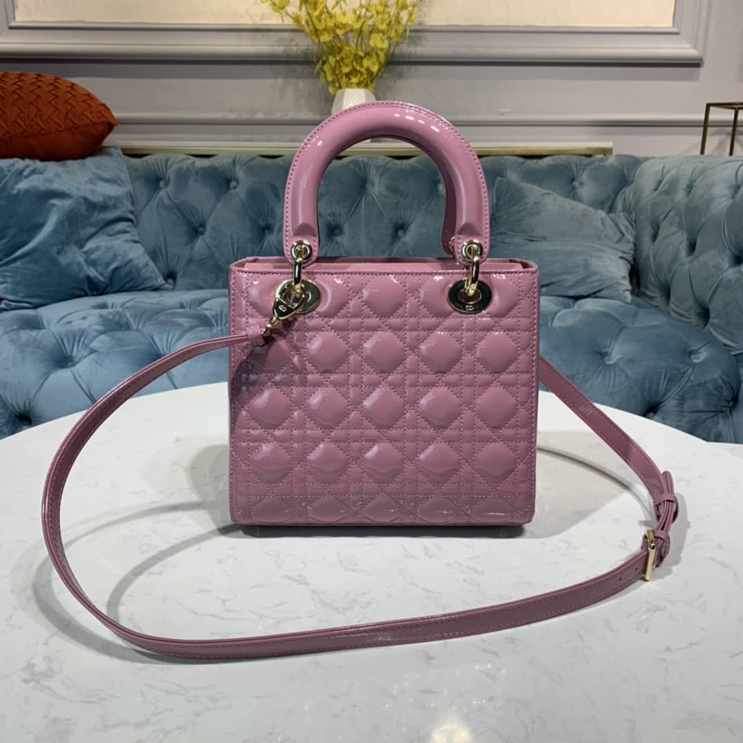 Best Replica Lady Dior Dupe 24CM Replica Bag - Colareps