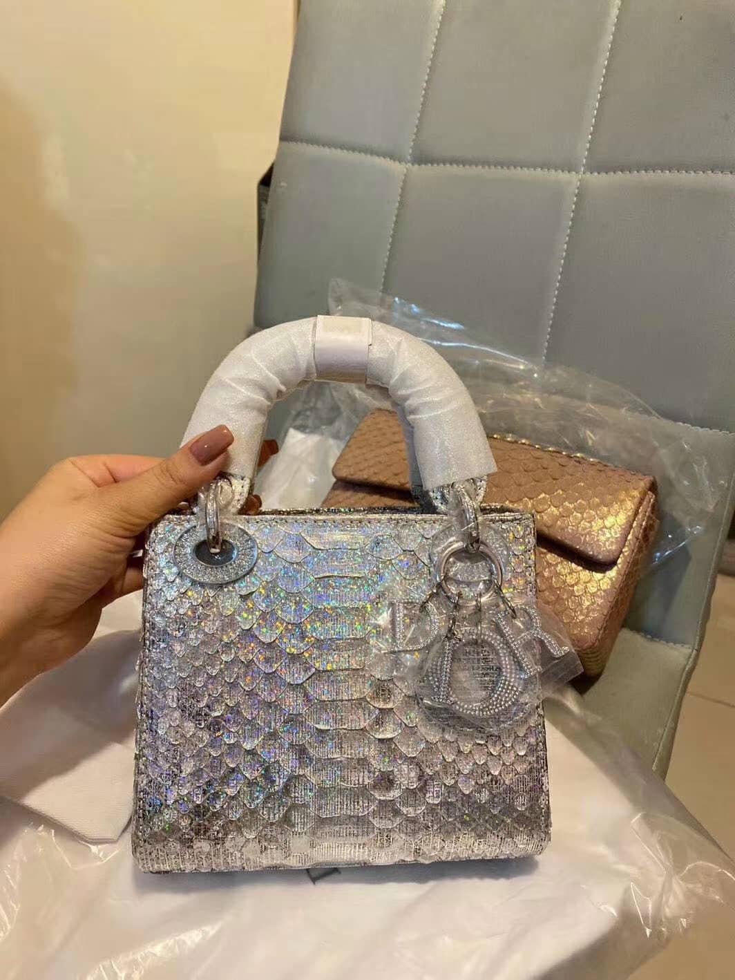 Best Replica Christian Dior Lady Dior 17CM Replica Bag - Colareps
