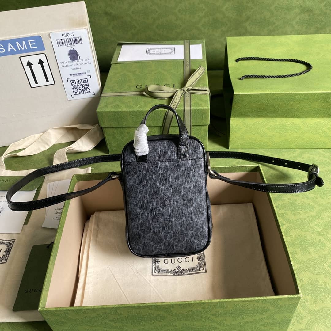 Best Replica Gucci Interlocking Mini Phone Bag Replica 672952 - Colareps