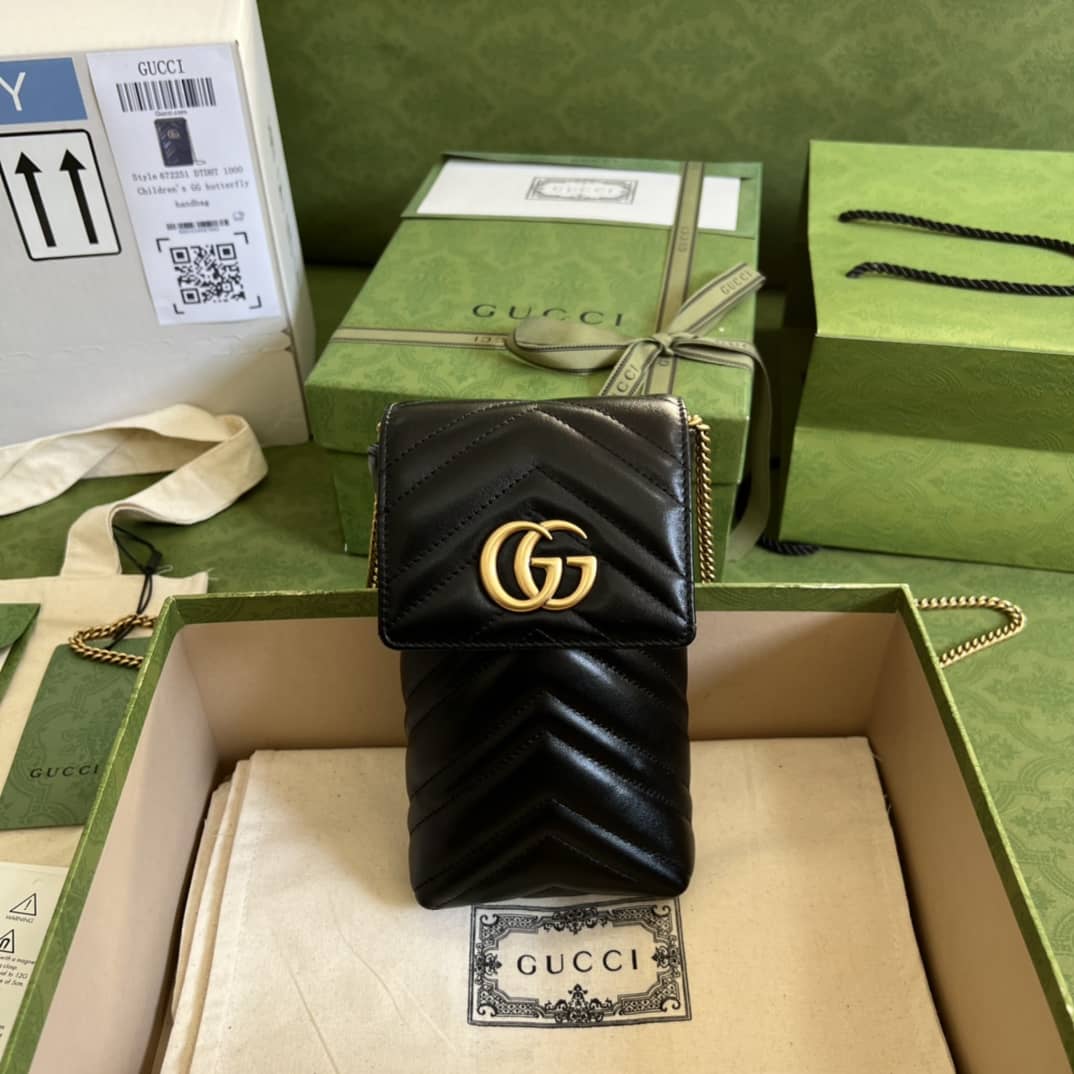 Best Replica Gucci GG Marmont Matelassé Mini Bag Replica 672251 - Colareps