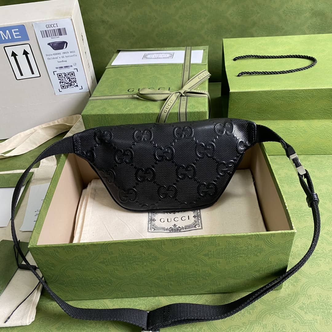 Best Replica Gucci GG Embossed Belt Bag Replica 658582 - Colareps