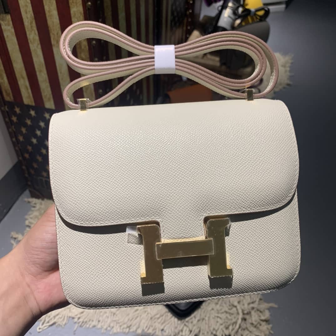 Best Replica Hermes Replica Constance Bag 18CM Epsom Leather - Colareps