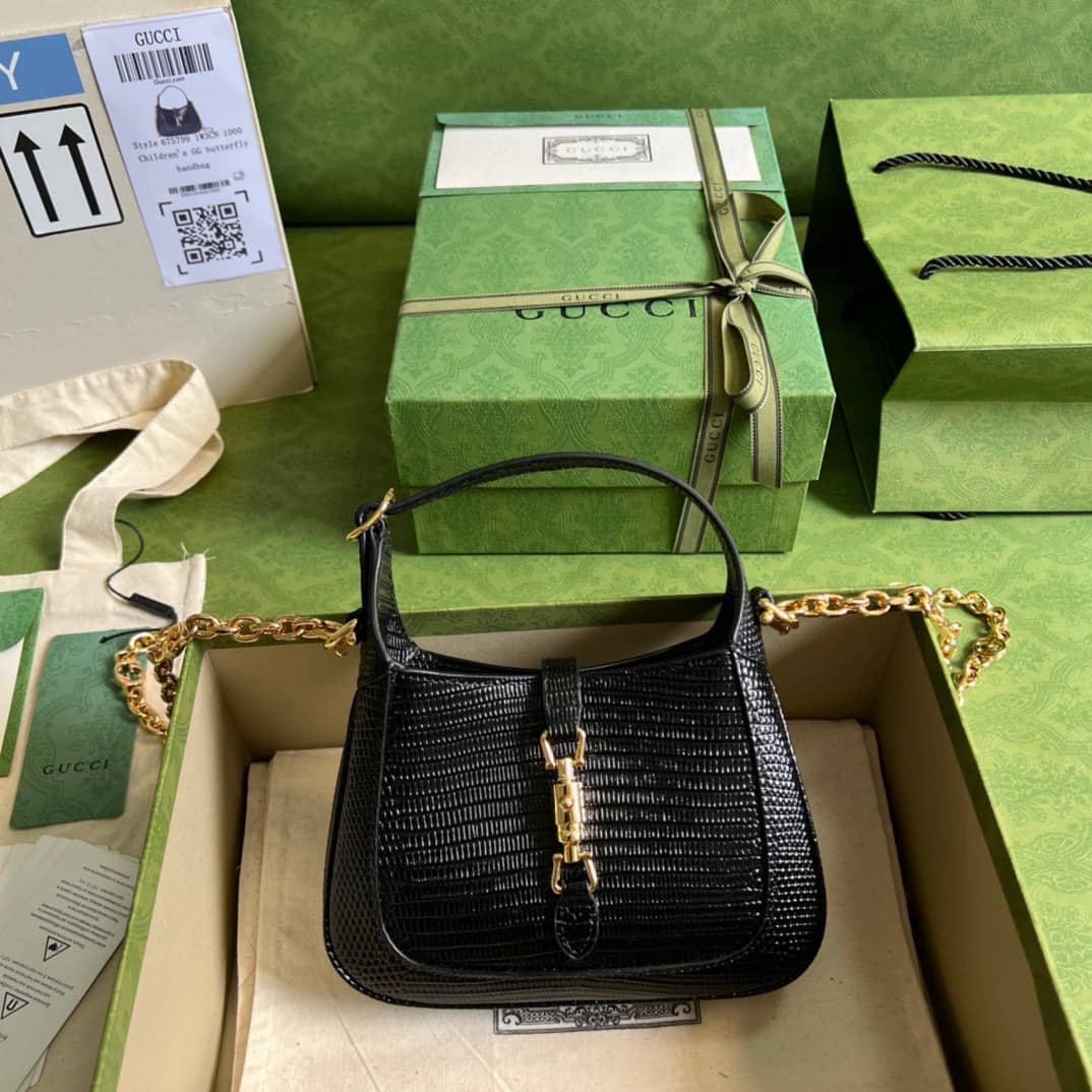 Best Replica Gucci Jackie 1961 Mini Shoulder Bag Black 675799 Replica - Colareps
