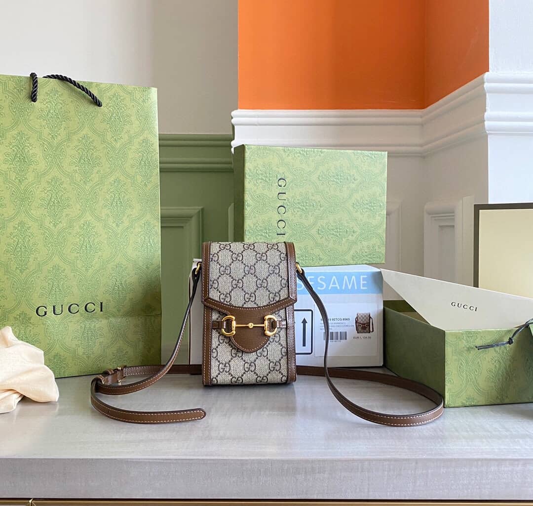 Best Replica Best Replica Gucci Horsebit 1955 Mini Bag Replica Brown 625615(ColaReps) - Colareps