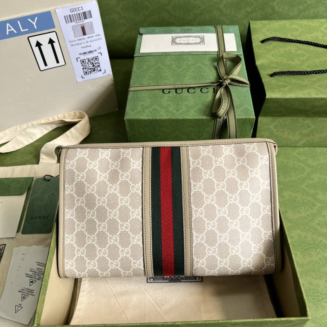 Best Replica Gucci Purse Dupes Ophidia GG Toiletry Case 598234 - Colareps