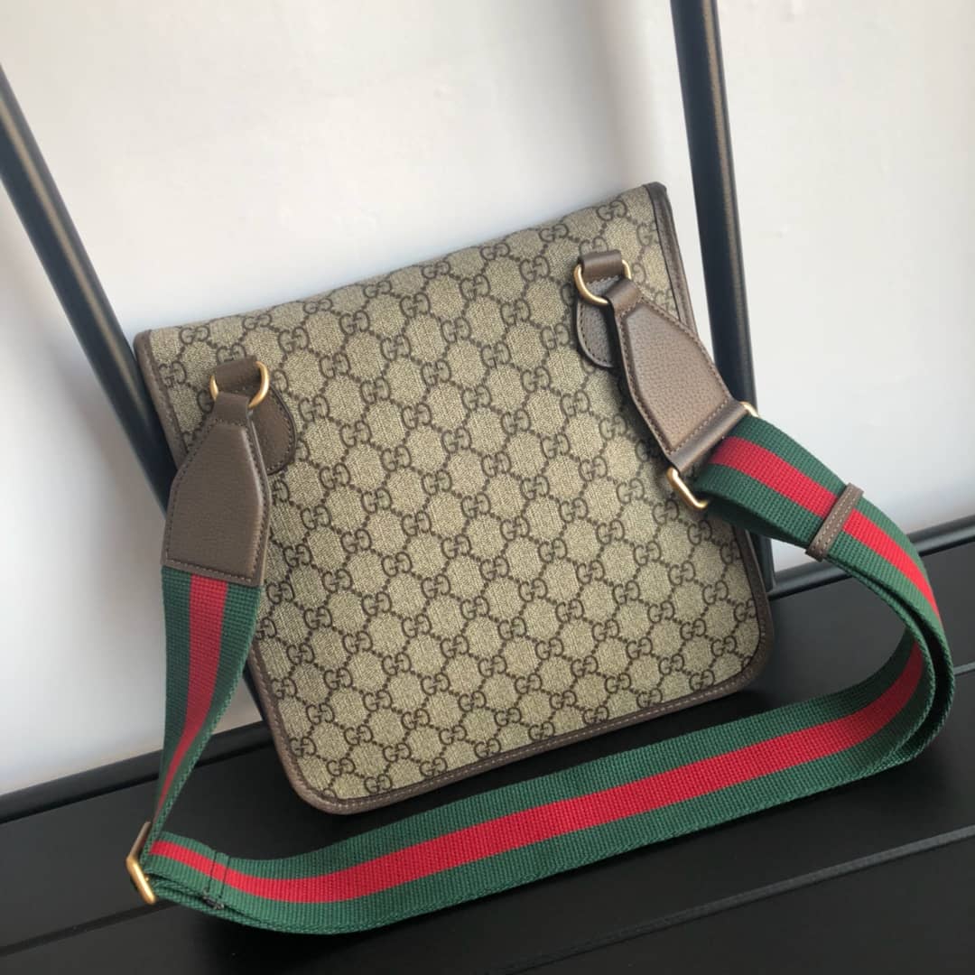 Best Replica Gucci GG Supreme Medium Messenger Bag Replica 598604 - Colareps