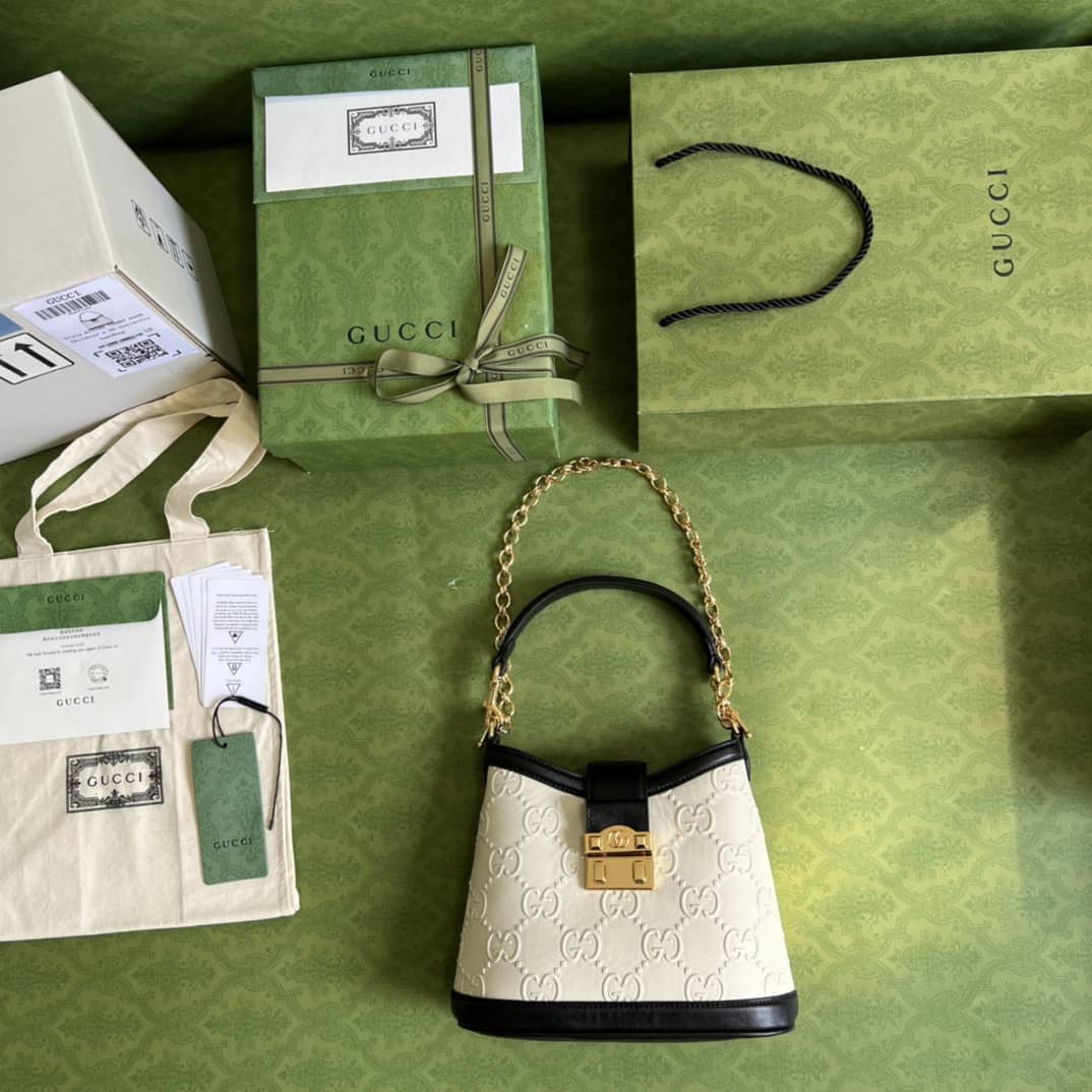Best Replica Gucci Small GG White 675788 Replica Shoulder Bag - Colareps